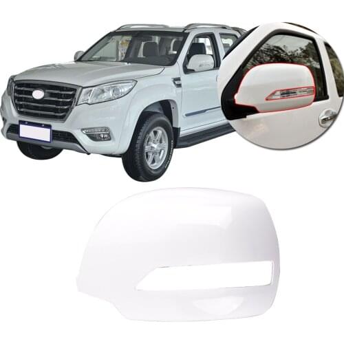 CAPQX 1Pair side rear view mirror cover house shell For Great Wall wingle 6 Europe version 2014-2017 Mirror cap housing