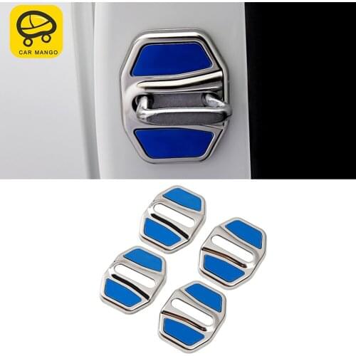 CarManGo Car Accessories Door Gate Locker Lock Protective Cap Cover Trim Frame Sticker for BMW 1 3 5 7 Series X1 X3 X4 X5 X6