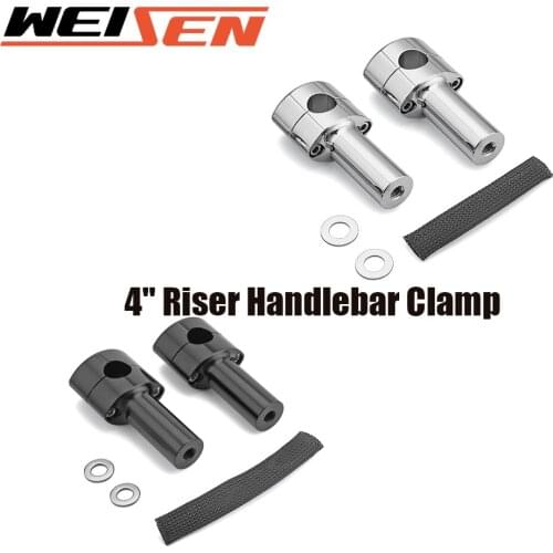 Motorbike Accessories For Harley Dyna Softail Sportster 1200 883 Model 4 Inch Riser 1" Motorcycle Handlebar Clamp
