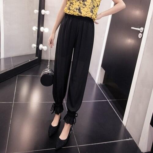 HKDV Women's Trousers Harem Pants