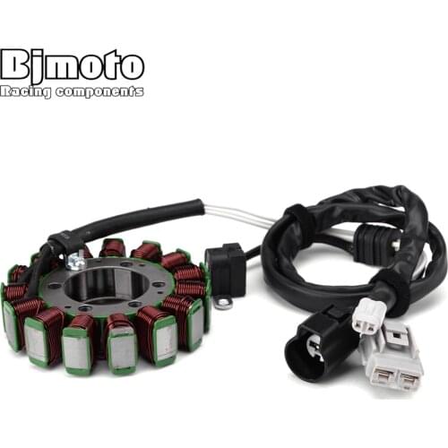 BJMOTO Motorcycle Ignition Stator Coil For Yamaha Viking 700 EPS YXM700 2014-2017 5B4-81410-00-00 Magneto Engine Generator
