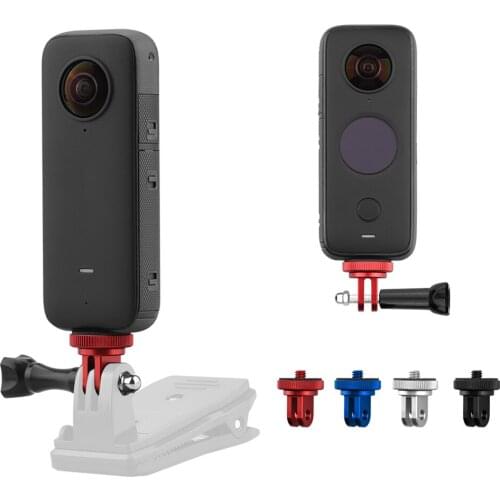 Action Camera Mount 1/4 inch Screw Adapter Stand Mount Sports Camera Accessories for Insta360 ONE X2/X Tripod Holder