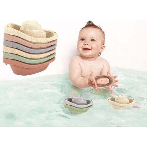 Montessori Stacking Cup Toys For Baby 0 12 Months Kids Stacking Cups Educational Toys For Children 1 Year Bathing Bath Toy Gifts