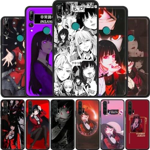 Soft Phone Case For Huawei P30 P40 Lite E P Smart Z Y6 2019 2021 P20 Pro Honor 20 9X Play 9A Cover Funda Anime Kakegurui Jabami