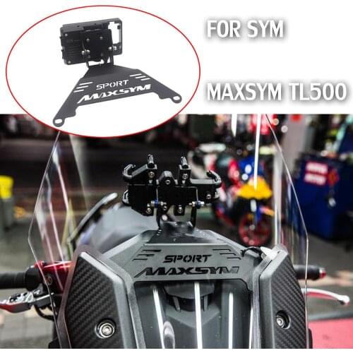 New motorcycle front mid navigation bracket GPS mobile phone charging For SYM MAXSYM TL 500 TL500 2020 Motorcycle Accessories