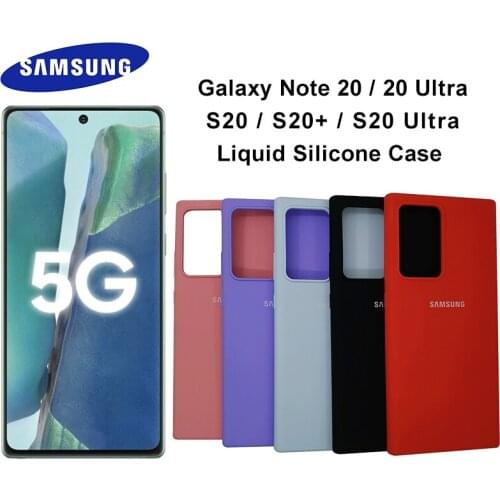 Samsung Galaxy S20FE S20 Note 20 Ultra Liquid Silicone Case Silky Soft Back Protective Cover Galaxy S20 Plus FE S20+ note20 case