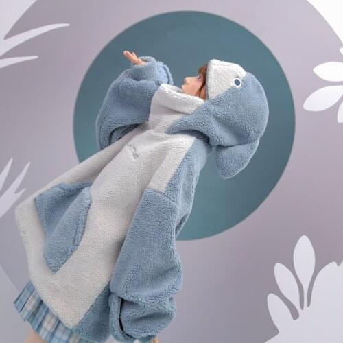 Cute unique hooded tops women hoodies fur warm ladies clothing hoodie woman sweatshirts plus size female pullovers new arrival