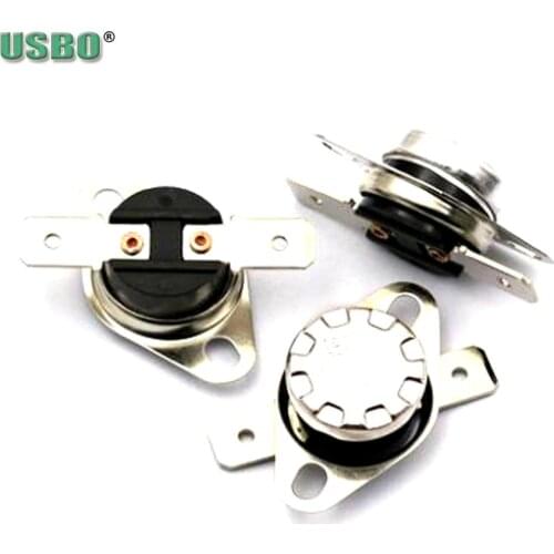 High quality 250V 10A thermostat thermal protector 160 degree normal closed temperature control switch KSD301 20pcs