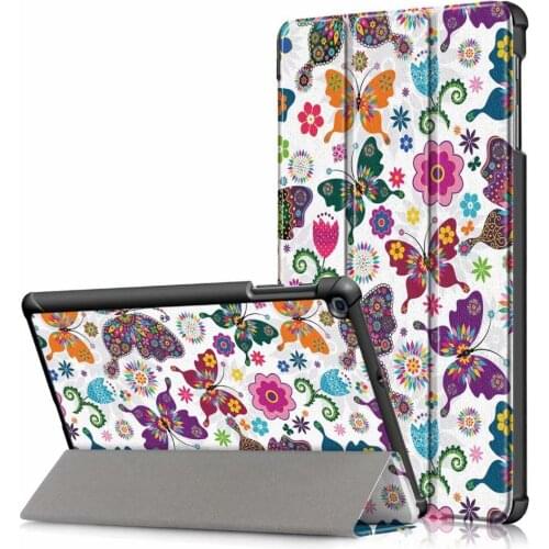 30pcs/lot Ultra Slim Printed Folio PU Leather Case Cover with stand For Samsung Galaxy Tab S5e 10.5 inch 2019 T720/T725 Tablet