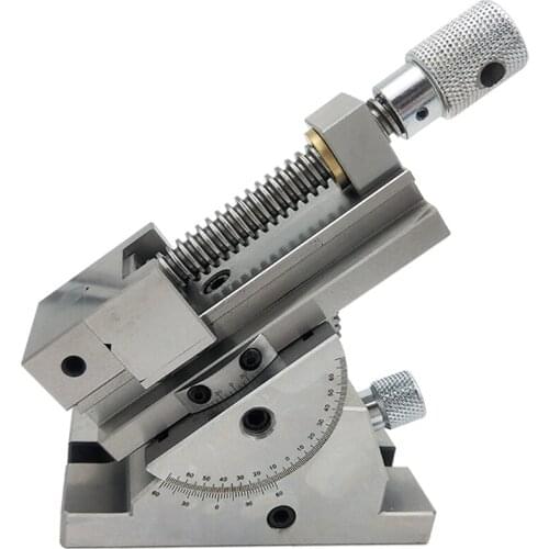 Precision Universal Vise Angle Tilt Flat-nose Pliers Fixture CNC Grinder 360 Degree Rotation 2 Inch 3 Inch