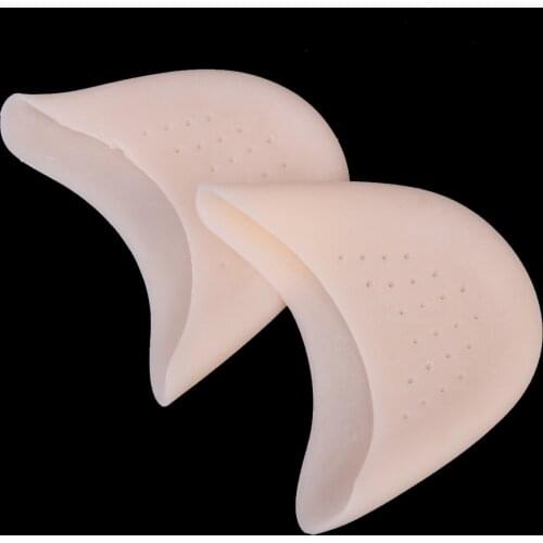 2 Pairs Knitted Gel Ballet Toe Shoes Toe Caps Toe Pads Dancer Foot Protector