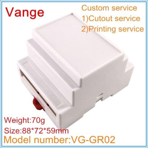 2pcs/lot industrial control box ABS plastic instrument housing diy 88*72*59mm mould making extrusion