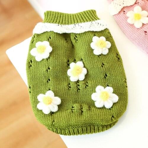 2022 Small Pet Dog Clothes Winter Sweater For Dogs Poodle Puppy Garment Outfit Poodle Yorkshire Costumes Pomeranian Knit Apparel
