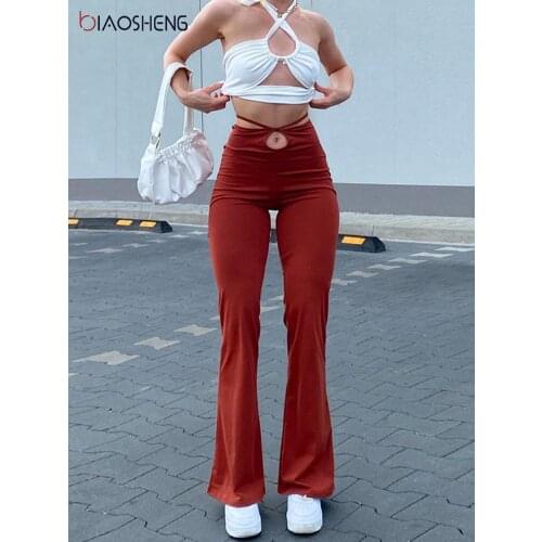Женские брюки клеш BIAO SHENG China At AliExpress