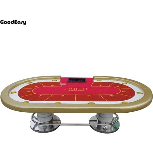 280*140cm 6 Colors Casino Wood table Poker Table Texas Baccarat Square Tbale 10 Players Casino Accessories Professional Table