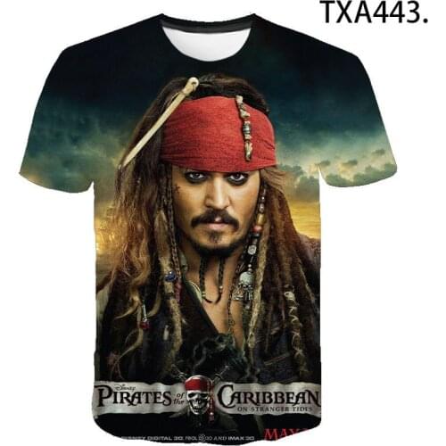 2021 New 3D T Shirt Pirates Casual Boy Girl Kids Fashion Streetwear Printed T-shirt Men Women Children Cool Tops Tee