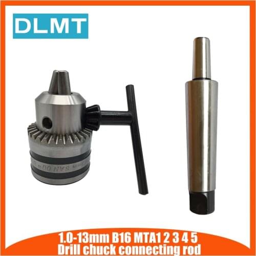Morse taper shank MTA1 key drill chuck B16 B18 1-13MM 3-16MM