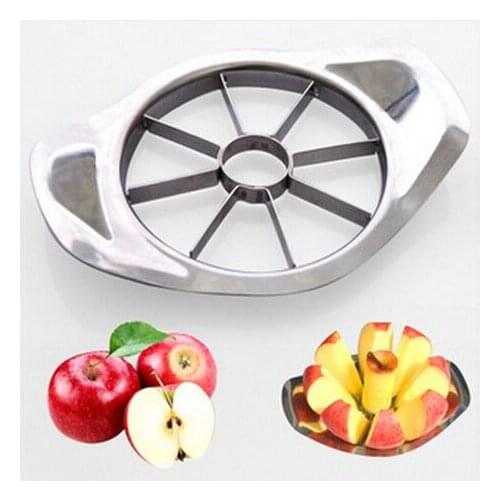 Creative Kitchen Accessories Stainless Steel Apple Slicer Cut Fruit Device Cut Apples Artifact Free Shipping