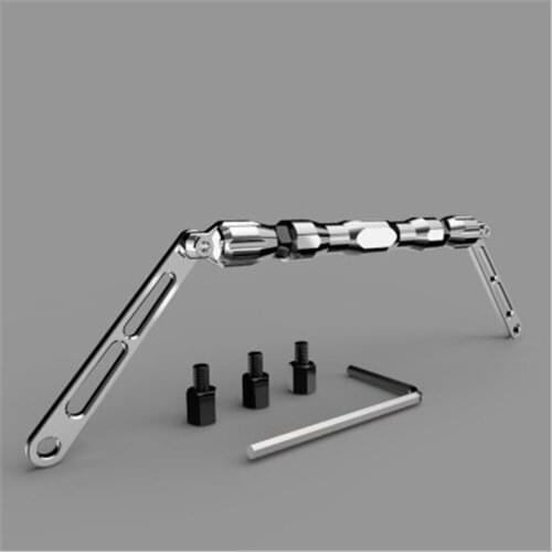 Black Color Motorcycle Scooter Dirbike ATV CNC Handlebar Grip Crossbar Cross Brace Headlight Bracket