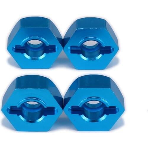 M12 12mm Thickness M5 5mm Aluminum Wheel Hub Hex Adapter For 1/10 RC Hobby Model Car Buggy Truck Upgraded RC Parts HSP Himoto