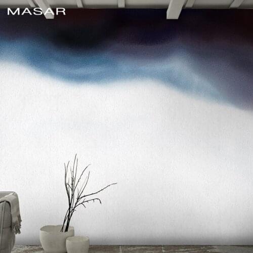 MASAR Ink Smudge Painting Design Chinese Cloud Abstract Art Mural Restaurant Bedroom Background Wall Paper penetration