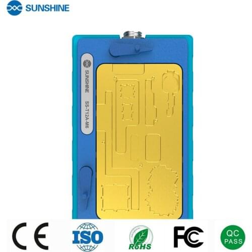 Sunshine T12A M6 6 In1 Motherboard Layer Heat Station Precise Position Constant Temperature For IPX XS XSMAX 11 11PRO