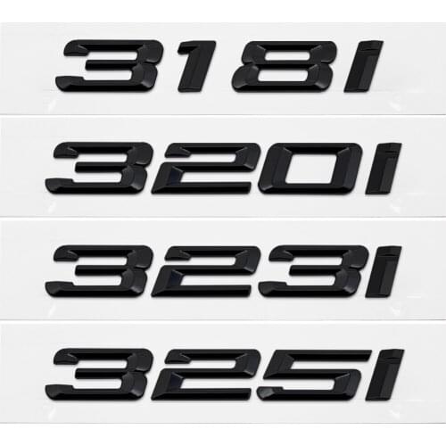 For BMW 3 7 Series 318i 320i 323i 325i 730i 740i 745i X1 X4 X6 M3 M5 E46 F10 Car Styling Rear Sticker Number Trunk Emblem Decal