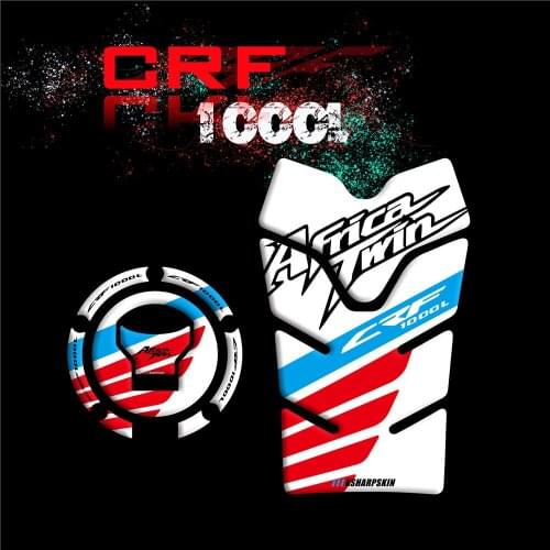 NEW 3D ADESIVI Sticker Decal Emblem Protection Tank Pad Cas Cap for HONDA CRF1000L CRF 1000L crf 1000l