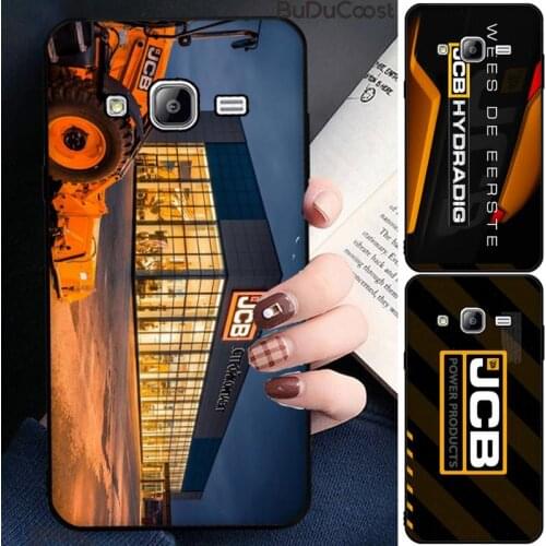 Riccu jcb excavator DIY Luxury Phone Case For Samsung Galaxy J7 J6 J8 J4 J4Plus J7 DUO 2018 J7NEO J7Core J2 J5 J7 Prime