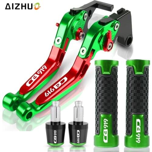 FOR HONDA CB919cb900f hornet 2001-2008 cb 919 Accessories Folding Extendable Adjustable Brake Clutch Levers Handlebar CB919 LOGO