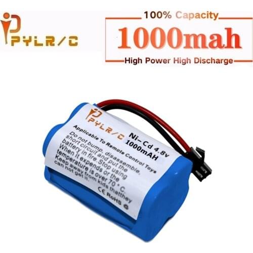 SM Plug) 4.8v 1000mah NICD Battery For Rc toys Cars Boats Tanks Robots Gun AA NI-CD Battery 4.8v Rechargeable Battery Pack
