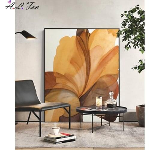 Modern minimalist abstract decorative painting living room sofa background wall porch bedroom floor light luxury