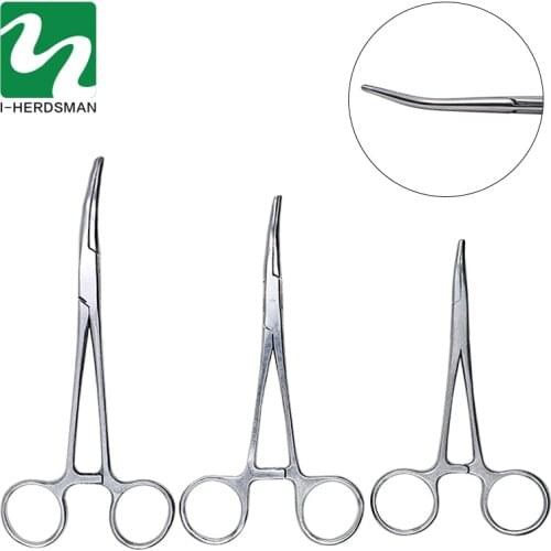 1Pcs Veterinary Hemostat Clamp For Pet Goat Pig Straight Hemostat Forceps Locking Clamps Tool For Fishing And Model Building
