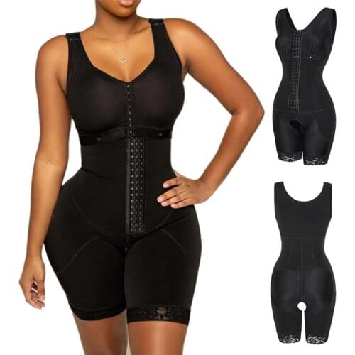 2020 Breastfeeding Bodysuit Waist Trainer Full Body Shaper Open Crotch Tummy Control Faja Reductoras Slimer Corset Top Shapewear