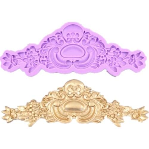 Luyou 1pc Gem flower cake silicone mold fondant lace mold Birthday cake decorating tools chocolate gumpaste mold FM1970