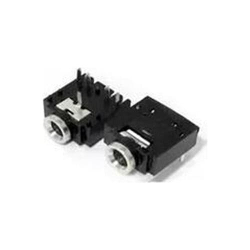 10pcs 5 Pin PCB Mount Female 3.5mm Stereo Jack Socket Connector PJ-307 3F07 metal head