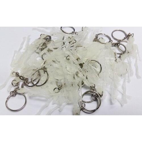 12pcs KeyChain glow in dark skeleton skull Halloween Joke Favour Pinata Party Favors Gift Novelty gadget cadeau souvenir present