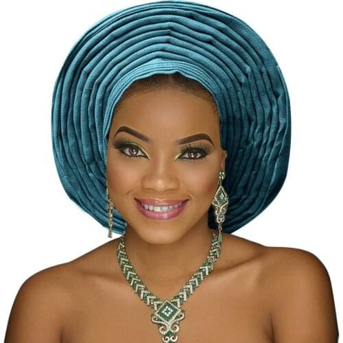 African aso oke headtie aso oke nigerian headtie aso ebi auto gele women turban beautiful headwrap for wedding party