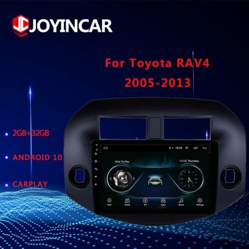 Car android 9.1/10 gps navigation player For Toyota RAV4 Rav 4 2005-2006 2007 2008 2010-2013 2DIN Car Radio Multimedia stereo