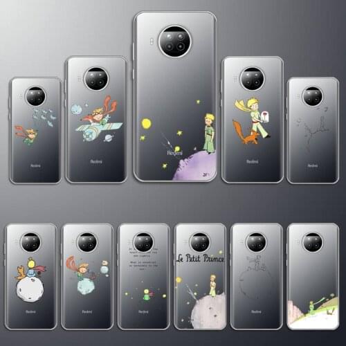 Little Prince Phone Case Transparent for Xiaomi mi Redmi note 10 t 8 9 pro lite 11 Samsung S 8 9 10 20