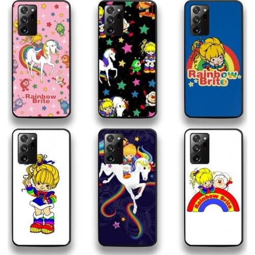 Rainbow Brite Phone Case For Samsung Galaxy Note20 ultra 7 8 9 10 Plus lite M51 M21 M31 J8 2018 Prime