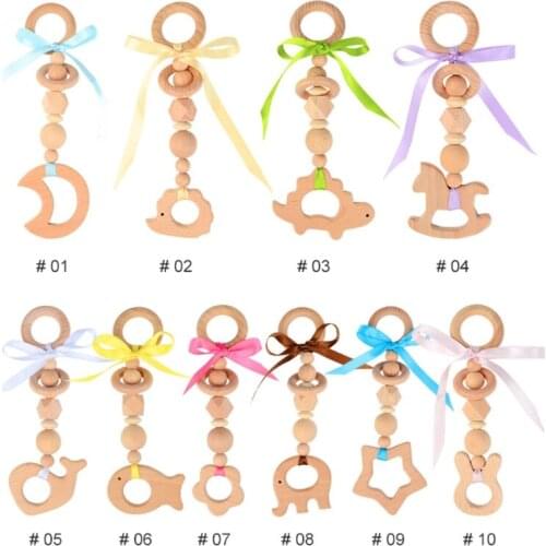 Baby Bed Hanging Toy Stroller Hanging Accessories Baby Room Decoration Eco-friendly Wooden Hanging Pleasant Toys