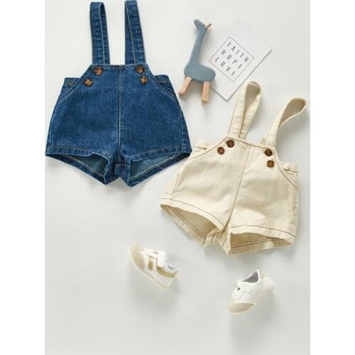 Baby Jumpsuit Denim For Boys Girls Baby Clothes Suspender Infant Boy Romper Toddler Jumpsuit Overall Baby Girl Romper NewArrival