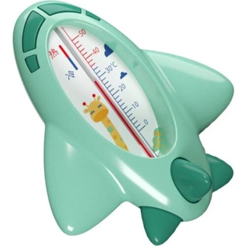 Baby Bath Thermometer with Aircraft Shape Water Thermometer|Kids' Bathroom Safety Products| Baby Bath Green/Pink