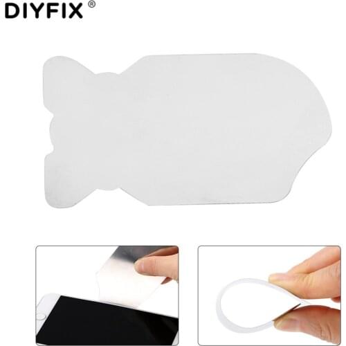 DIYFIX Ultra Thin Card Phone Repair Tool Stainless Steel Opening Tool for iPhone iPad LCD Screen Back Cover Battery Disassemble