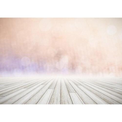 Photo Background Flare Bokeh Wooden Floor Customized Backdrop Photography Props for Baby Children Pets Toy Portrait Photoshoot