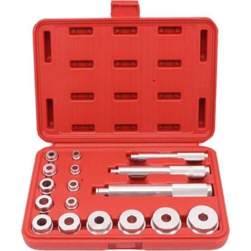 Racing wheel bearing seal bushing screwdriver main tool set aluminum shaft motorcycle bearing repair tool 17pcs
