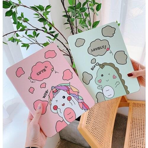 For Apple Ipad 2017 2018 9.7 2019 10.2 Ipad Pro 2020 11 10.5 Flip PU Leather Cute Cover for Ipad Mini 4 5 7.9 Stand Holder Case