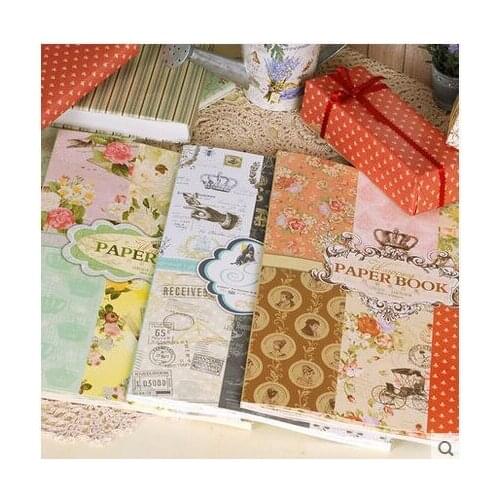 2016 new exclusive diy Gift Wrapping Book 24sheets/set,colorful life Scrapbooking Paper pack Set,origami