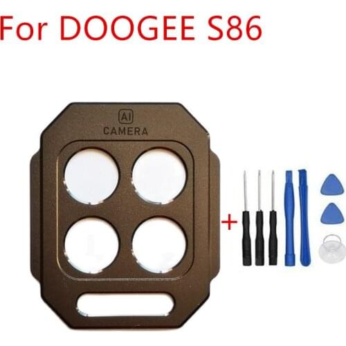 New Original DOOGEE S86 Cellphone 6.1inch Housings Rear Camera Garnish Case Decorative frameRepair Accessories Parts Shell